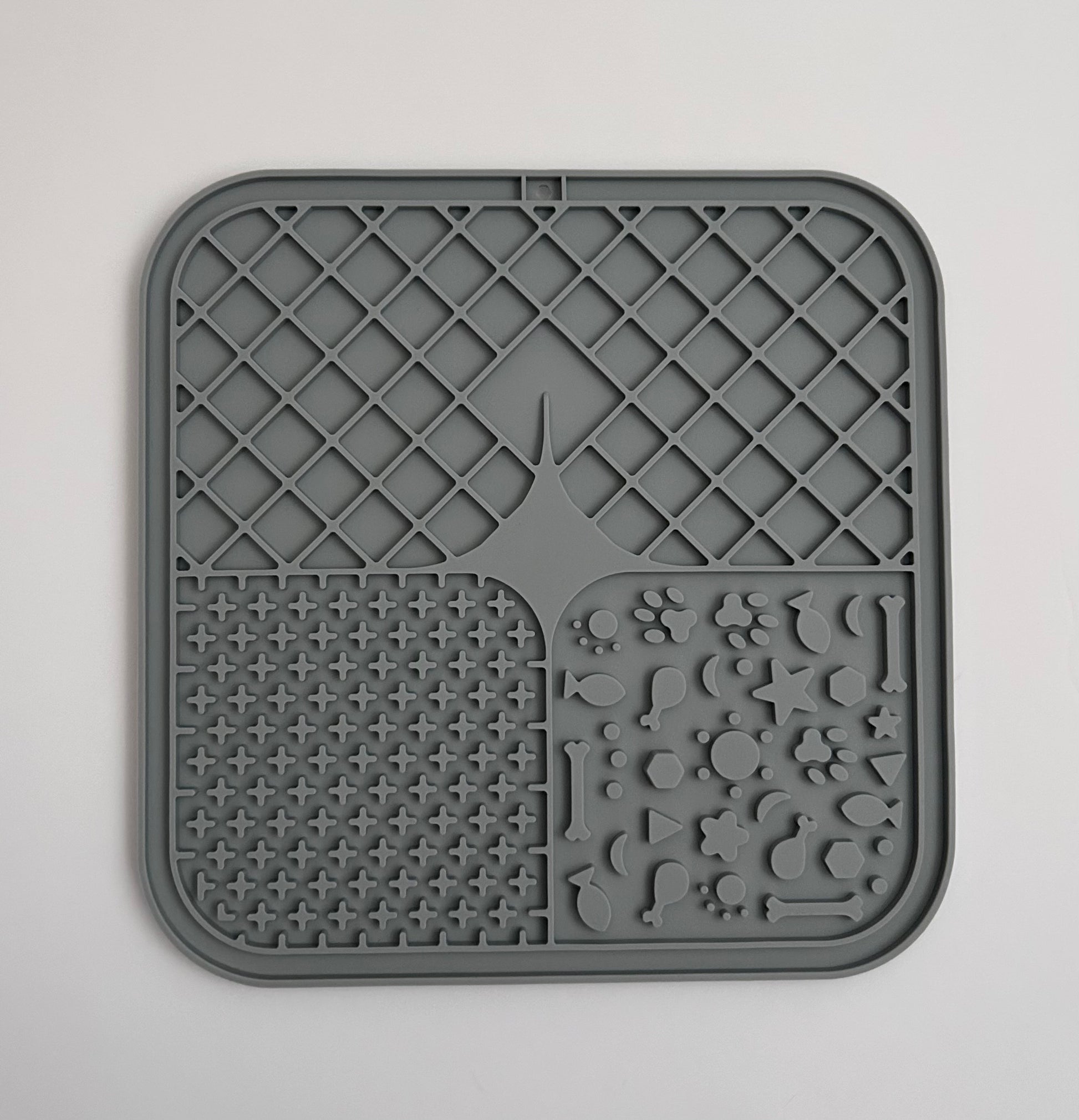 Tiger Paws Grey Lick Mat