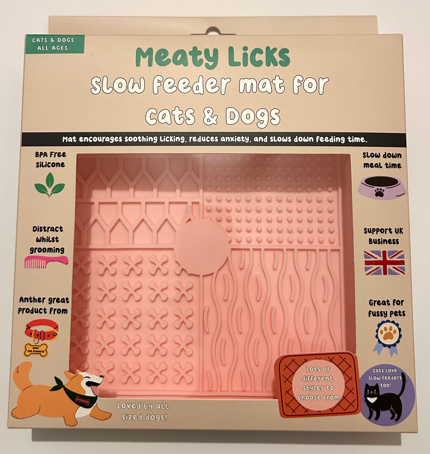 Multi-Texture Lick Mat